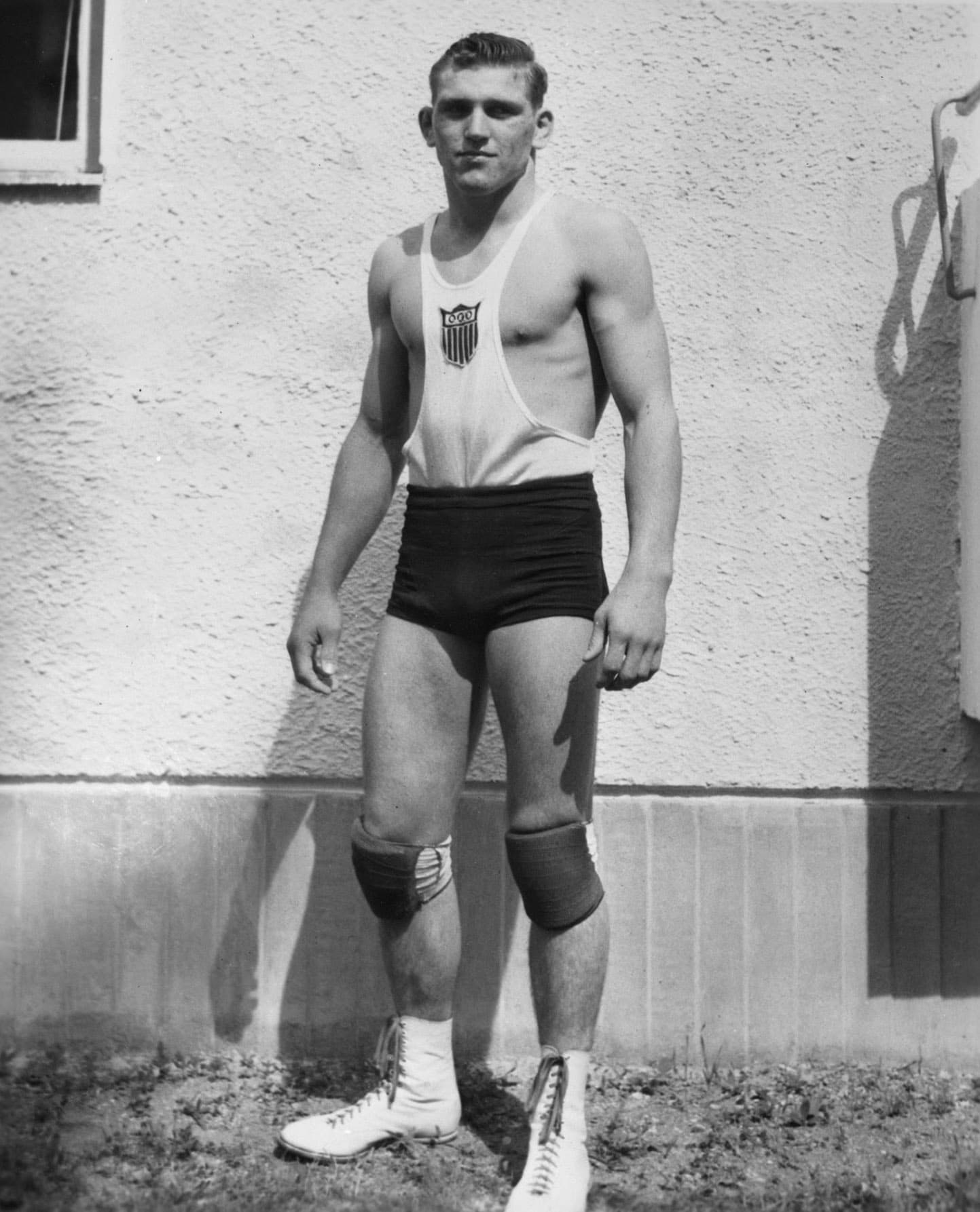 1952_Helsinki_Wrestling_Dan_Ho